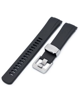 Crafter Blue CB08 Black Rubber Strap for Seiko Turtle