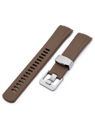 Crafter Blue CB08 Brown Rubber Strap for Seiko Turtle