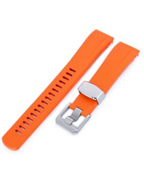 Crafter Blue CB09 Orange Rubber Strap for Seiko Samurai