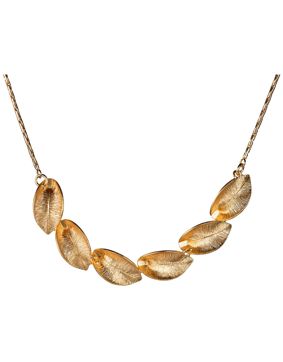 Kalevala Snow Flower necklace bronze 338214445