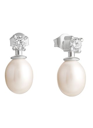 Lempikoru Moment of Joy silver pearl earrings 33 010 30 000