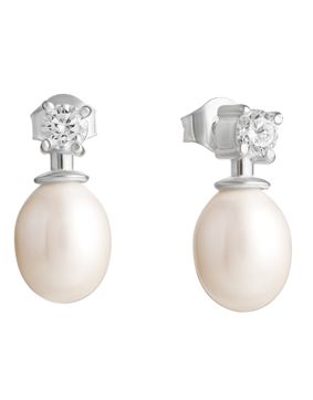Lempikoru Moment of Joy silver pearl earrings 33 010 30 000