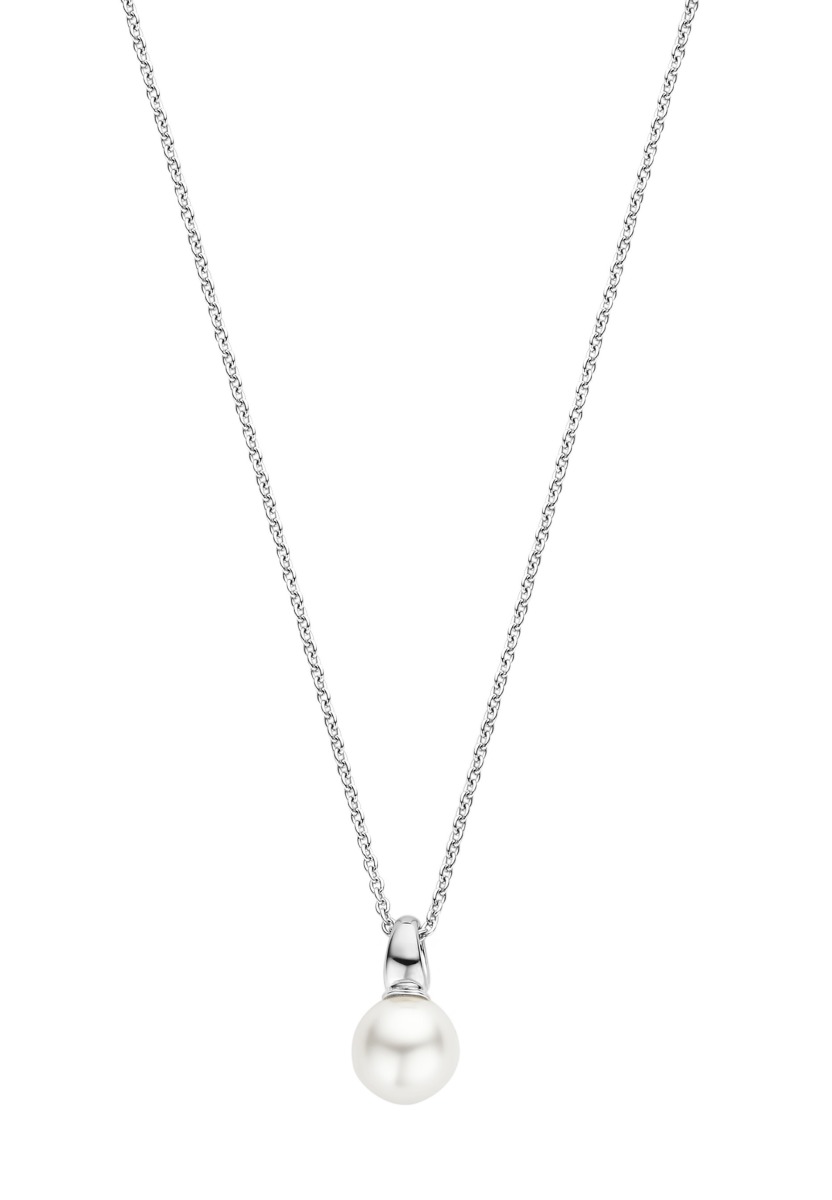 TI SENTO pearl necklace silver 34037PW