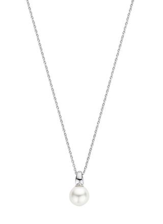 TI SENTO pearl necklace silver 34037PW