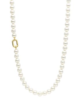 TI SENTO pearl necklace carabiner 34043YP
