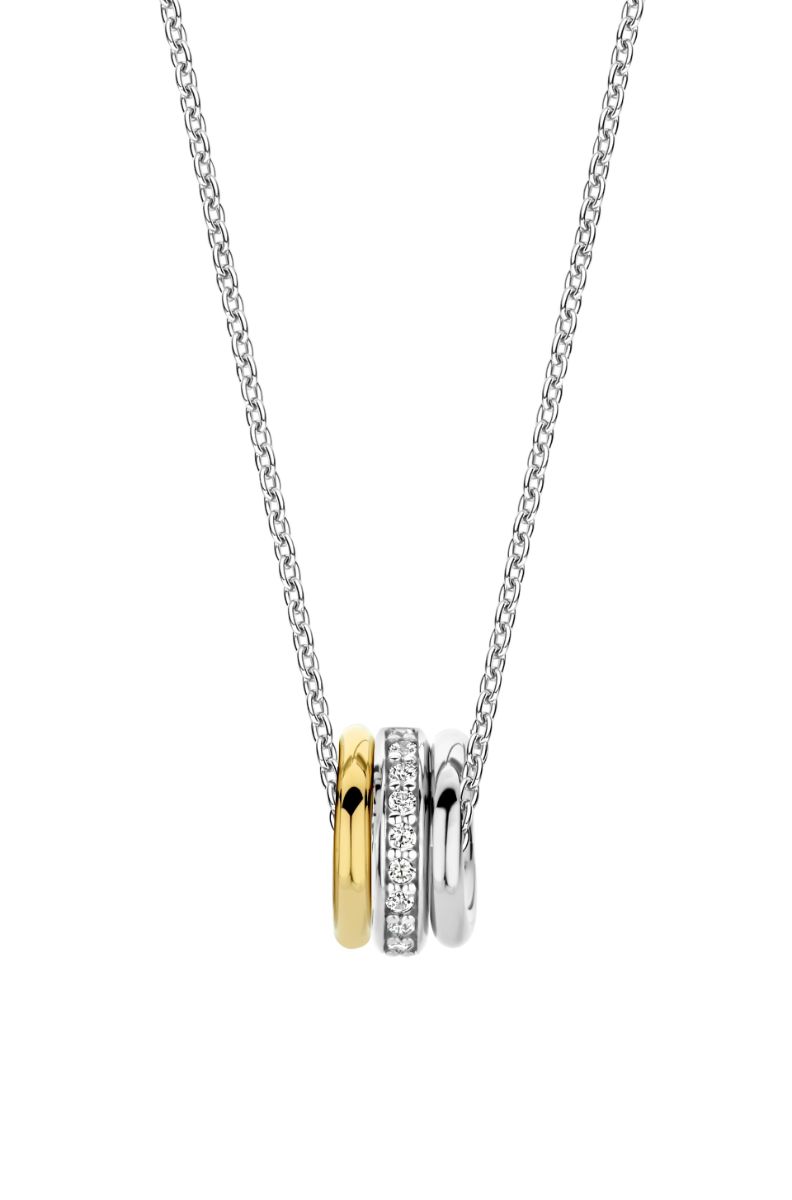 TI SENTO two-tone necklace 34058ZY/42