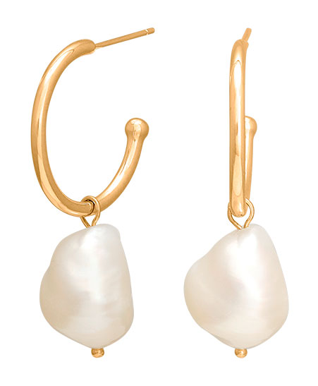 Nordahl Jewellery BAROQUE52 Earrings Gold 349 000-3