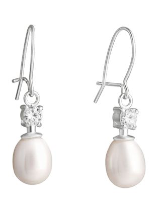 Lempikoru Moment of Joy silver wire pearl earrings 34 010 30 000