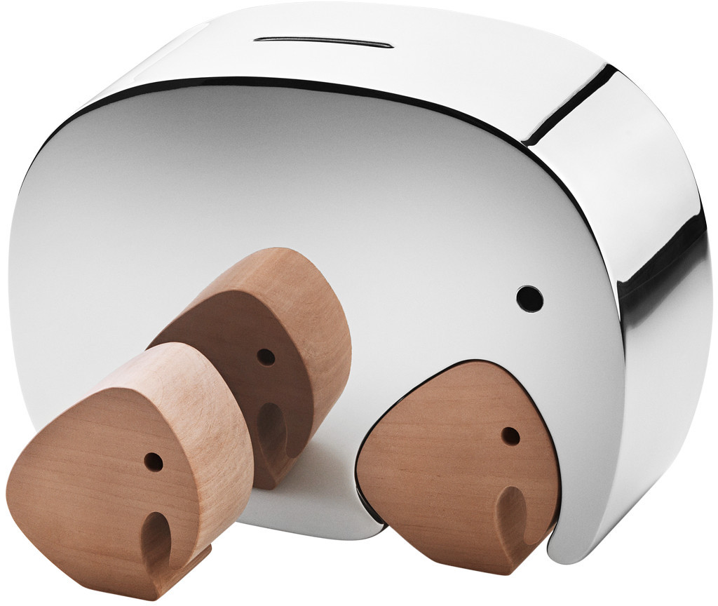 Georg Jensen Moneyphant With Twins piggy bank 3580045