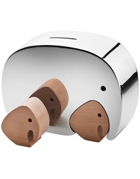 Georg Jensen Moneyphant With Twins piggy bank 3580045
