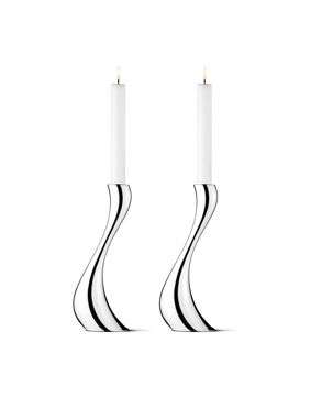 Georg Jensen Cobra Large candle stick 2 pcs 3586695