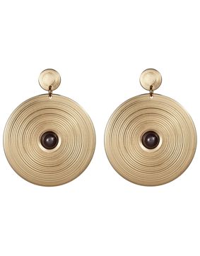 Kalevala Kosmos earrings bronze onyx 3668770ONT