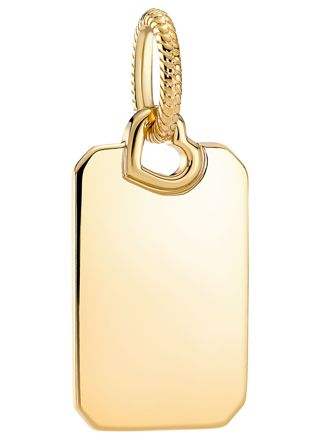 Pandora Engravable Rectangle Tag pendant 368611C00