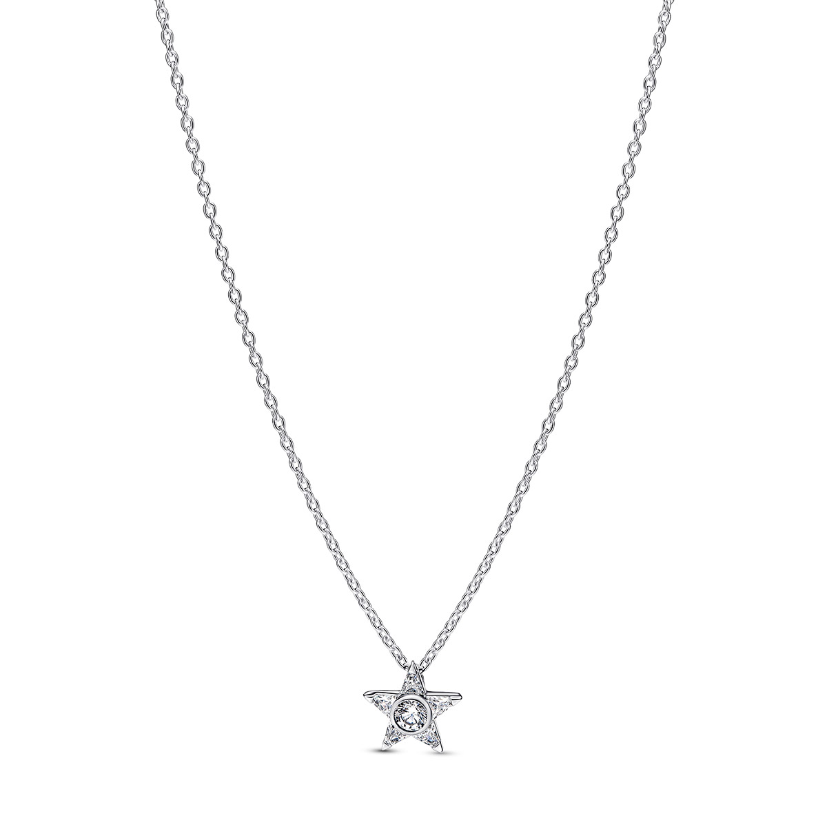 Pandora Timeless Sparkling Stella Star Necklace 395078C01-45