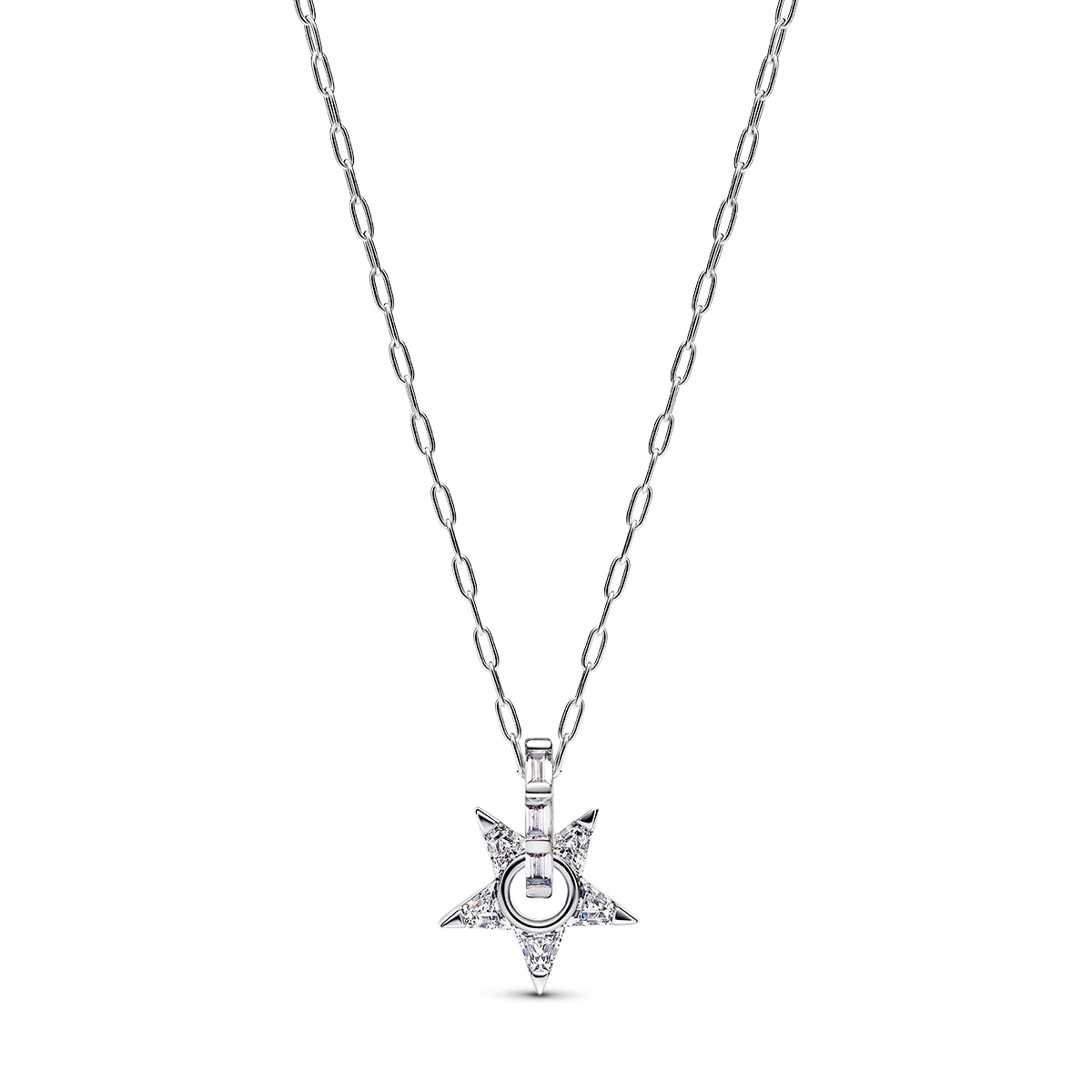 Pandora Timeless Sparkling Open Stella Pendant Necklace 395082C01-45
