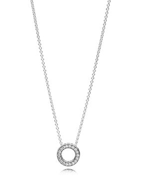 Pandora Hearts of PANDORA 397436CZ-45 necklace