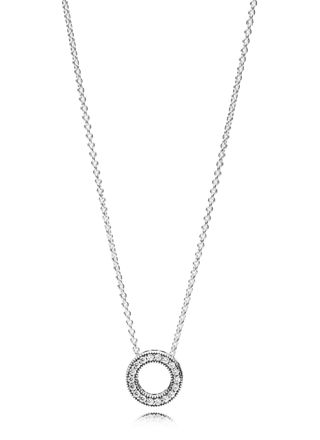 Pandora Hearts of PANDORA 397436CZ-45 necklace