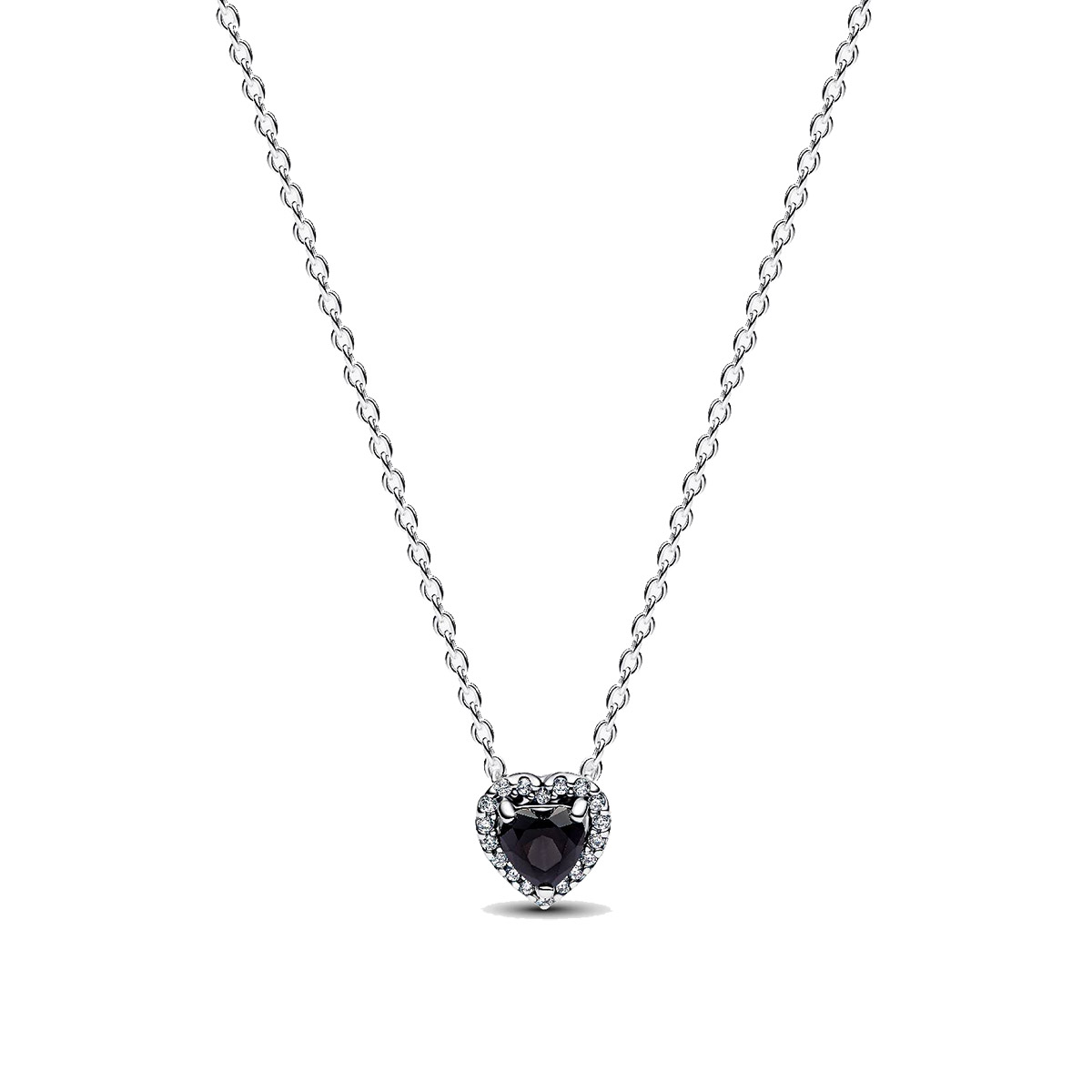 Pandora Timeless black heart necklace 398425C03-45