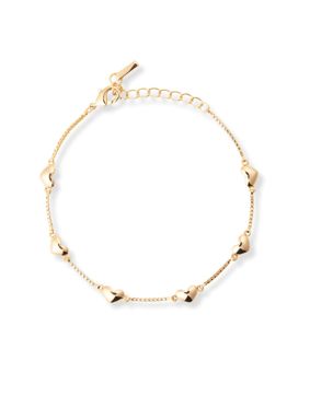 Sparv Little Hearts bracelet goldplated 2280101