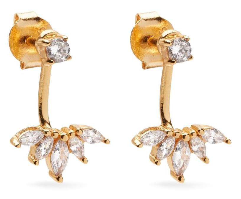 Sparv Petite Sparkles gold-plated earrings 1470101