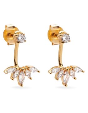 Sparv Petite Sparkles gold-plated earrings 1470101