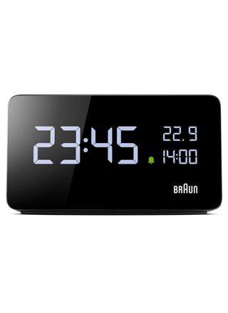 Braun digital alarm clock 2x USB-C ports BC20BEU