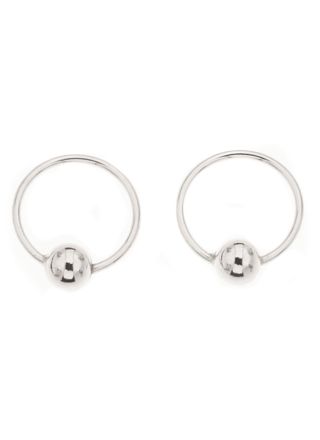Silver Bar small hoops 12 mm 4180 