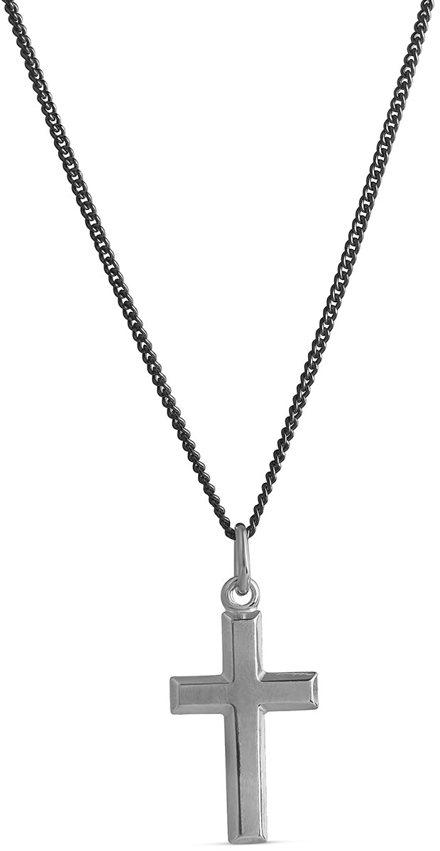 Top Gold silver cross darkened 4256652500