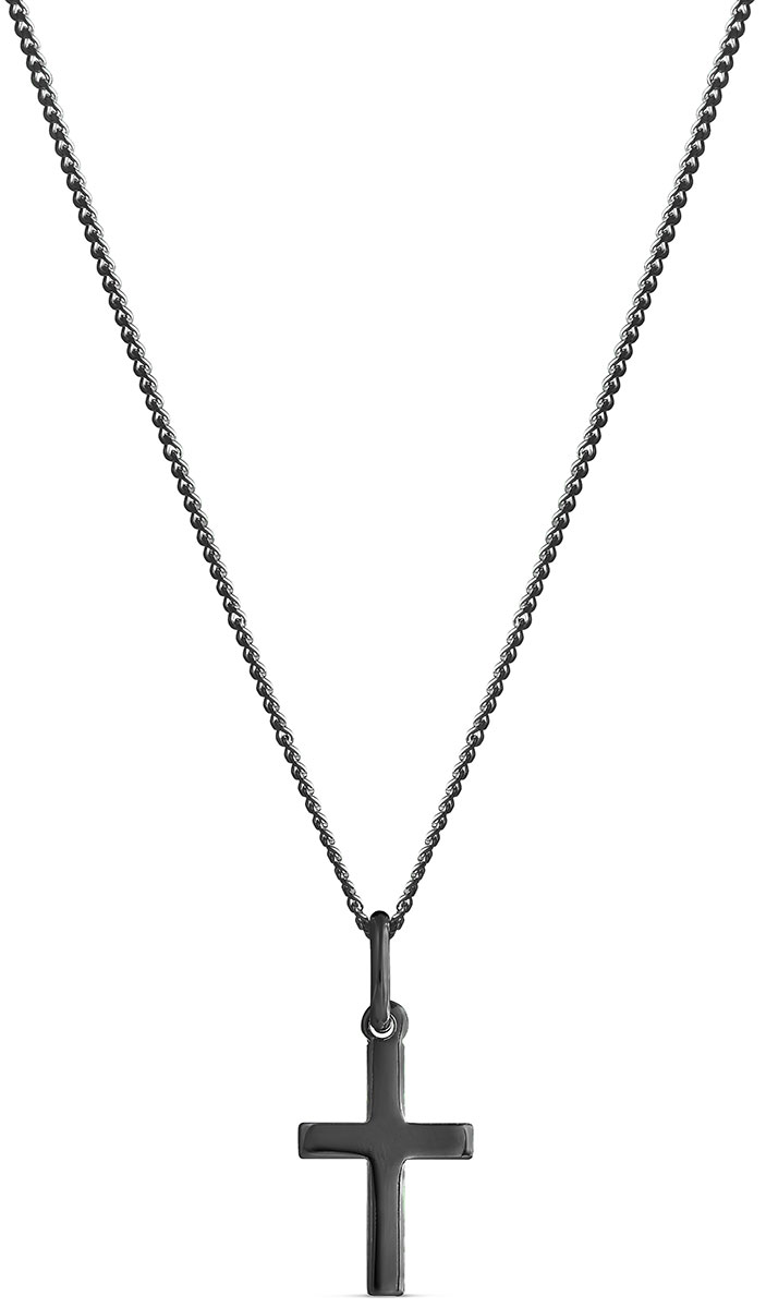 Top Gold silver cross black 4256743500