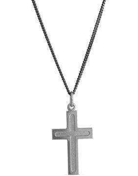 Top Gold silver cross darkened silver 4256782500