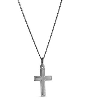Top Gold silver cross brushed black 4256662500