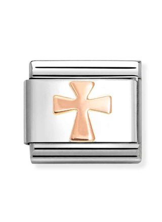 Nomination Composable Classic Rose gold symbols Cross 430104/56