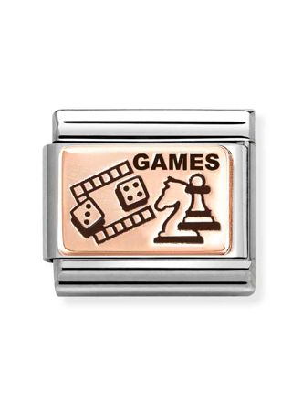 Nomination Composable Classic Rose gold plates Table games 430111/22