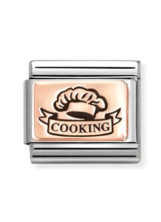 Nomination Composable Classic Rose gold plates Cooking 430111/25