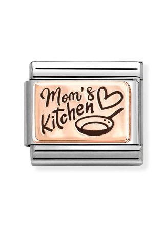 Nomination Composable Classic Rose gold plates Mom's Kitchen 430111/26