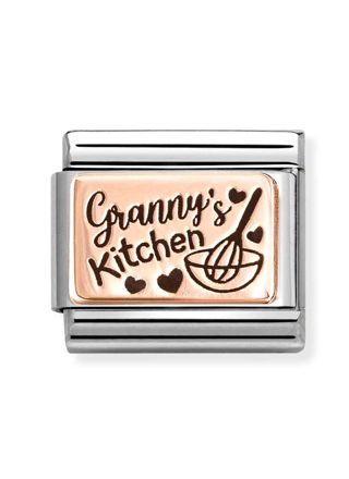 Nomination Composable Classic Rose gold plates Granny's Kitchen 430111/27