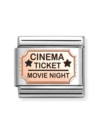 Nomination Composable Classic Rose gold plates Cinema ticket 430201/20