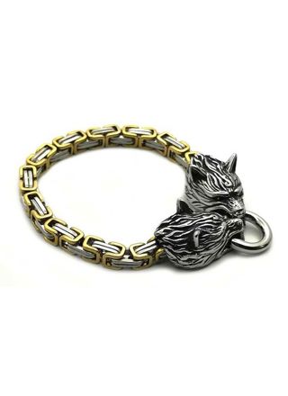 Varia Design Golden Wolves Bracelet