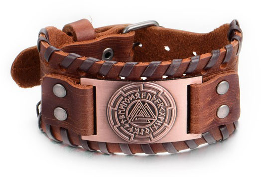 Varia Design Valknut Gotland Bracelet Bronze