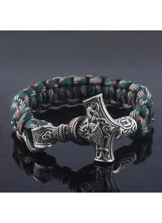 Varia Design Viking Thor Bracelet kuviollinen/Silver