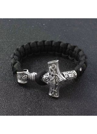 Varia Design Viking Thor Bracelet Black/Silver