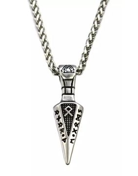 Varia Design Arrow Valknut Necklace