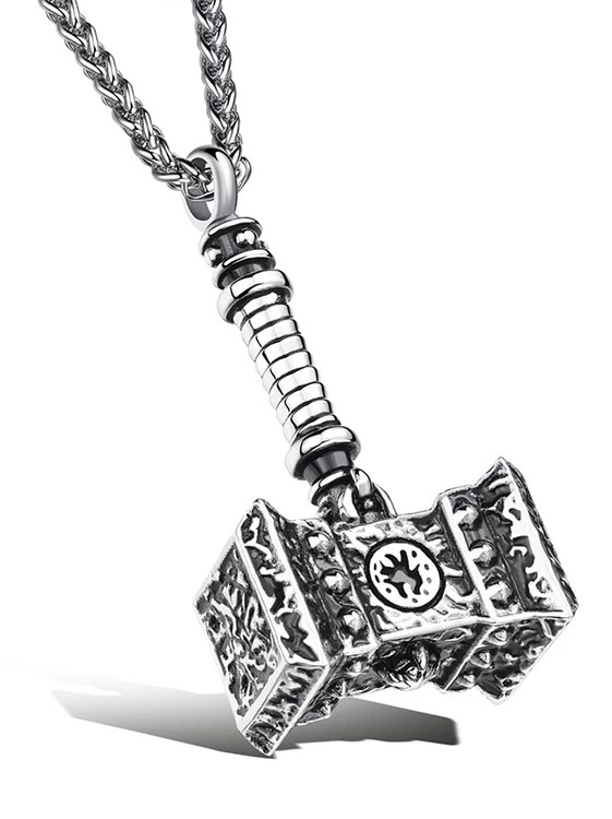 Varia Design Hammer Necklace Silver