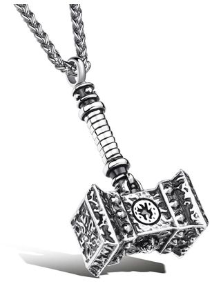 Varia Design Hammer Necklace Silver