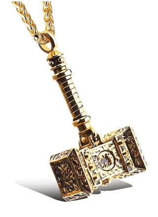 Varia Design Hammer Necklace Gold