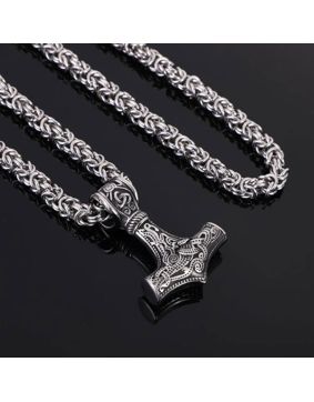 Varia Design Kungslänk Giant Thor Necklace Silver