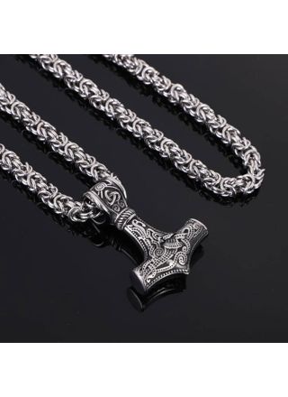 Varia Design Kungslänk Giant Thor Necklace Silver