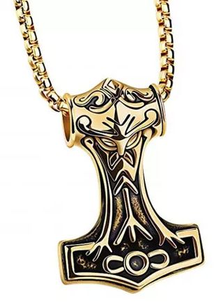 Varia Design Mjölner Necklace Gold