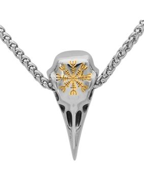 Varia Design Munin Aegishjalmur Necklace Gold
