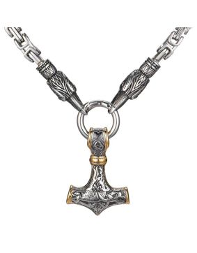Varia Design Munin Necklace Silver-Gold